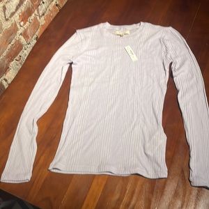 Madewell lavender top XS